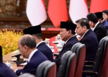 Presiden Republik Indonesia, Prabowo Subianto, melakukan pertemuan bilateral dengan Presiden Republik Rakyat Tiongkok (RRT), Xi Jinping, pada Sabtu, 9 November 2024. FOTO/BPMI Setpres/Muchlis Jr