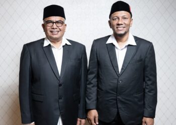 Bustami Hamzah (kiri) dan Fadhil Rahmi (kanan). FOTO/Dok.Ist.