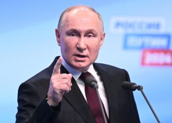 Presiden Rusia, Vladimir Putin. FOTO/AFP/NATALIA KOLESNIKOVA.
