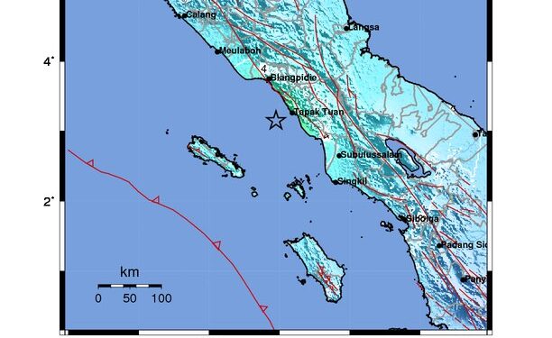 Gempa KETIKKABARcom Gempa Magnitudo 6,2 Guncang Aceh Selatan, Terasa Hingga Gunung Sitoli