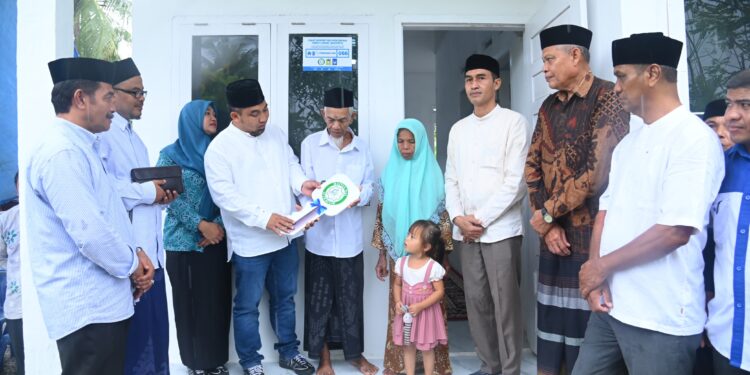 Lansia di Aceh Besar Terima Rumah Bantuan Lengkap dan Tahan Gempa