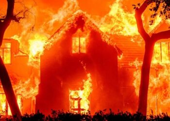 Kebakaran hebat di Los Angeles Amerika Serikat maleuas hingga Hollywood, terparah sejak dua dekade. Ⓒ Hak cipta foto di atas dikembalikan sesungguhnya kepada pemilik foto