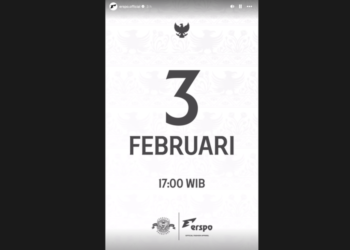 Tangkap layar pengumuman jadwal peluncuran jersey tandang baru Timnas Indonesia. FOTO/Instagram/@erspo