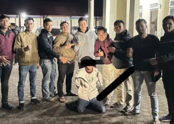 Personel Satreskrim Polres Bener Meriah berhasil pelaku pembunuhan berinisial EA (31), yang merupakan suami korban, ditangkap di Kampung Brangun Teleden, Kecamatan Bandar, Bener Meriah, pada Jumat (31/1/2025). FOTO/Penmas