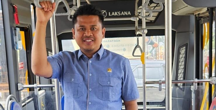 Wakil Ketua DPRK Banda Aceh Daniel Abdul Wahab langsung mencoba rute baru Trans Koetaradja kawasan Lampaseh hingga Lambung Ulee Lheue pada Rabu 2622025