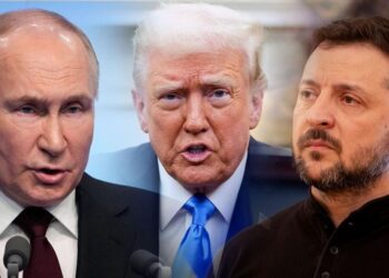 Presiden Rusia Vladimir Putin Presiden AS Donald Trump dan Presiden Ukraina Volodymyr Zelenskyy AP Photo