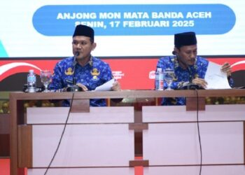 Wakil Gubernur Aceh, Fadhlullah, mengundang para petinggi Badan Usaha Milik Daerah (BUMD), Badan Usaha Milik Negara (BUMN) di Anjong Mon Mata, Kompleks Meuligoe Gubernur Aceh, pada Senin (17/2). [FOTO/HUMASPROV