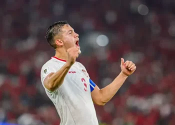 Kapten Timnas Indonesia, Jay Idzes. FOTO/Sindonews/Isra Triansyah