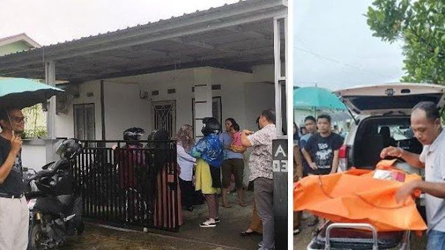 kasuspembunuhandiriauJasadJuniwartiWakilKepsekSMPN4SeberangTalukjpg KETIKKABARcom Wakepsek di Kuansing Riau Dibunuh saat Hujan Deras Anak Korban Histeris Hidupkan Mama Lagi