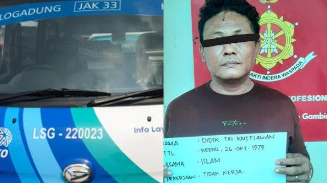 PEMERASAN ANGKOT Pelaku pemerasan ditangkap diduga akan melakukan pemerasan pada sopir angkot Jaklingko di kawasan Tanah Abang Jakarta Pusat Rabu 1232025 Dok Polres Metro Jakarta Pusat KETIKKABARcom PEMERASAN ANGKOT Pelaku pemerasan ditangkap diduga akan melakukan pemerasan pada sopir angkot Jaklingko di kawasan Tanah Abang Jakarta Pusat Rabu 1232025 Dok Polres Metro Jakarta Pusat
