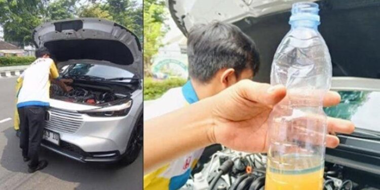 BBM TERCAMPUR AIR Mekanik bengkel di Grogol Sukoharjo saat memeriksa mobil Honda HRV milik warga Palur yang mogok Jumat 732025 FOTOIst Ⓒ Hak cipta foto di atas dikembalikan sesungguhnya kepada pemilik foto KETIKKABARcom BBM TERCAMPUR AIR Mekanik bengkel di Grogol Sukoharjo saat memeriksa mobil Honda HRV milik warga Palur yang mogok Jumat 732025 FOTOIst Ⓒ Hak cipta foto di atas dikembalikan sesungguhnya kepada pemilik foto
