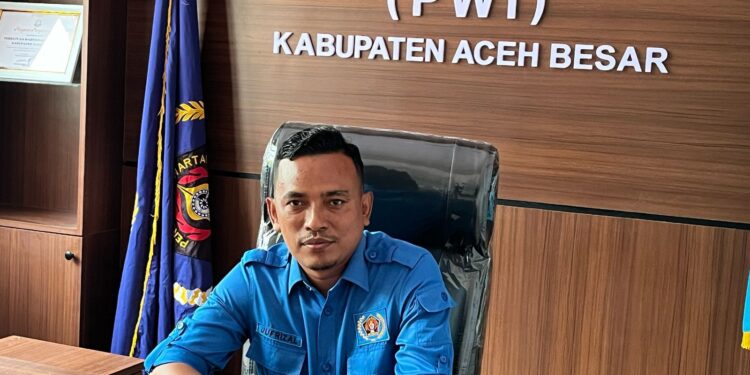 Jufrizal Ketua Persatuan Wartawan Indonesia PWI Aceh Besar