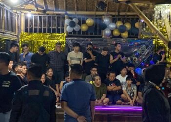 Penggerebekan pesta gay di sebuah vila daerah Puncak, Bogor, Jawa Barat pada Minggu, 22 Juni 2025/Ist