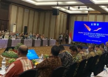 Wakil Gubernur Aceh, Fadhlullah, SE, menghadiri Rapat Koordinasi Pemerintahan Se- Wilayah Sumatera Tahun 2025 di swiss- belhotel Harbour Bay Kota Batam, sabtu, 20 September 2025