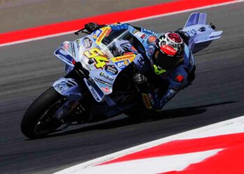 Pembalap Gresini Racing, Fermin Aldeguer, berhasil keluar sebagai pemenang pada balapan utama MotoGP Indonesia 2025 di Sirkuit Mandalika, Lombok, Nusa Tenggara Barat, Minggu (5/10/2025)