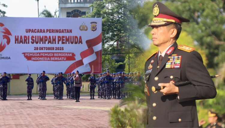 Kapolda Aceh Irjen Pol Marzuki Ali Basyah pimpin upacara peringatan Hari Sumpah Pemuda ke97 di Mapolda Aceh Selasa 28 Oktober 2025Foto KolaseKETIKKABARcomHumas Polda KETIKKABARcom Kapolda Aceh Irjen Pol Marzuki Ali Basyah pimpin upacara peringatan Hari Sumpah Pemuda ke 97 di Mapolda Aceh Selasa 28 Oktober 2025Foto KolaseKETIKKABARcomHumas Polda