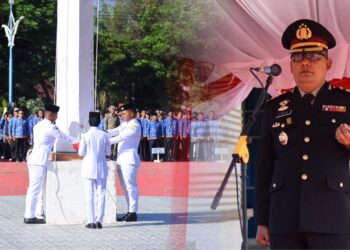 Kapolres Aceh Besar AKBP Sujoko SIKMH bertindak sebagai Inspektur Upacara Peringatan Hari Sumpah Pemuda HSP ke97 tahun 2025 di Halaman Kantor Bupati Aceh Besar Kota Jantho Selasa 28102025 FOTO MC ACEH BESAR KETIKKABARcom Kapolres Aceh Besar AKBP Sujoko SIKMH bertindak sebagai Inspektur Upacara Peringatan Hari Sumpah Pemuda HSP ke 97 tahun 2025 di Halaman Kantor Bupati Aceh Besar Kota Jantho Selasa 28102025 FOTO MC ACEH BESAR