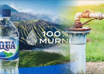 Foto: Kolase/KETIKKABAR.com/Danone/Ilustrasi Sumur Bor
