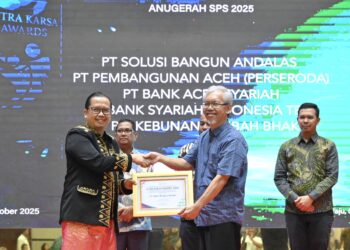 PT Solusi Bangun Andalas juga meraih Citra Karsa Award 2025 dari SPS Indonesia sebagai bentuk apresiasi untuk korporasi dengan inisiatif yang mendukung kemajuan ekosistem media massa - khususnya media lokal. Penghargaan diserahkan oleh H. Syamsudin H Sutarto, Wakil Ketua Umum Bidang Organisasi & Hukum SPS Indonesia dan diterima oleh General Manager PT Solusi Bangun Andalas, R. Adi Santosa di Aceh pada 20 Oktober 2025.