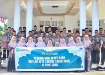 Pemerintah Kota Sabang secara resmi melepas kafilah Musabaqah Tilawatil Qur’an (MTQ) Kota Sabang yang akan berlaga pada MTQ XXXVII Tingkat Provinsi Aceh di Kabupaten Pidie Jaya, di Pendopo Wali Kota Sabang pada Senin (27/10)