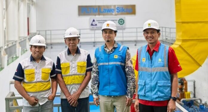 PLN Aceh melalui ULP Kutacane melakukan pengecekan langsung ke Pembangkit Listrik Tenaga Mikrohidro PLTMH Lawe Sikap Selasa 18112025 FOTOHumas PLN Aceh