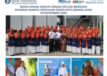 Kantor Perwakilan Bank Indonesia BI Provinsi Aceh berkolaborasi dengan Dharma Wanita Persatuan DWP Kota Banda Aceh menyelenggarakan kegiatan Cooking Class Dapur Cerdas Inflasi di Hoco Coffee Lambhuk Banda Aceh Senin 10112025 KETIKKABARcom Kantor Perwakilan Bank Indonesia BI Provinsi Aceh berkolaborasi dengan Dharma Wanita Persatuan DWP Kota Banda Aceh menyelenggarakan kegiatan Cooking Class Dapur Cerdas Inflasi di Hoco Coffee Lambhuk Banda Aceh Senin 10112025