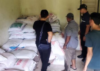 Direktorat Polisi Air dan Udara (Ditpolairud) Polda Aceh melalui Subdit Gakkum berhasil menggagalkan praktik penyalahgunaan pupuk bersubsidi dan mengamankan seorang pelaku beserta barang bukti sebanyak 2 ton pupuk, pada Kamis (6/11/2025)./Foto: HUMAS POLDA ACEH