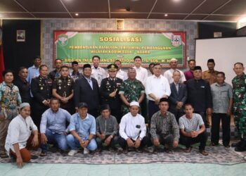 Kodim 0108/Aceh Tenggara menerima kunjungan kerja Kepala Kelompok Staf Ahli (Kapoksahli) Pangdam Iskandar Muda, Brigjen TNI Bambang Sulistyo Hery, S.Sos., M.Han., di wilayah Kabupaten Aceh Tenggara, Selasa (11/11/2025)./Foto: HUMAS KODAM IM