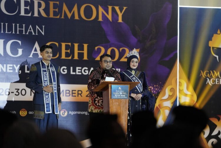Kepala Dinas Kebudayaan dan Pariwisata Kadisbudpar Aceh Dedy Yuswadi resmi membuka pemilihan Agam Inong Aceh 2025 di The Pade Hotel Aceh Besar Rabu 2611