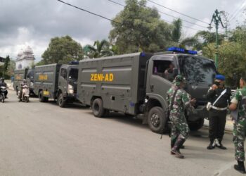 Kasad Kerahkan Personel dan peralatan dari Pusat Zeni Angkatan Darat (Pusziad) untuk mempercepat penanganan darurat serta pemulihan pascabanjir di sejumlah wilayah di Provinsi Aceh, pada Sabtu 06/12/2025