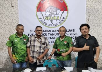 Komunitas Solidaritas Paser Mania Aceh (SPAMA) menggelar kegiatan silaturahmi sekaligus evaluasi tutup buku tahun anggaran 2025–2026 di Pondok Kopi, Gampong Meunasah Papeun, Kecamatan Krueng Barona Jaya, Aceh Besar,Rabu, 31/12/2025