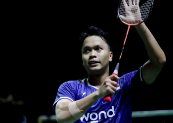 Pebulutangkis tunggal putra Anthony Sinisuka Ginting/FOTO: Detik