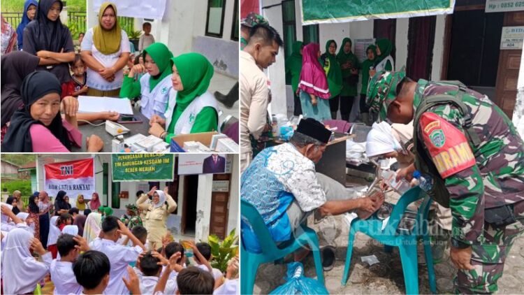 Koramil 01Bandar Kodim 0119Bener Meriah bersama Persit Kartika Chandra Kirana KCK Ranting 2 dan Tim Kesehatan TNI menyalurkan bantuan kemanusiaan bagi masyarakat terdampak banjir bandang dan tanah longsor di Desa Rusip Kecamatan Syah Utama Kabupaten Bener MeriahFOTO Kolase KETIKKABARcomHumas Kodam IM KETIKKABARcom Koramil 01Bandar Kodim 0119Bener Meriah bersama Persit Kartika Chandra Kirana KCK Ranting 2 dan Tim Kesehatan TNI menyalurkan bantuan kemanusiaan bagi masyarakat terdampak banjir bandang dan tanah longsor di Desa Rusip Kecamatan Syah Utama Kabupaten Bener MeriahFOTO Kolase KETIKKABARcomHumas Kodam IM