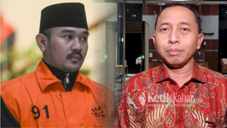 Bupati Bekasi Ade Kuswara Kunang dan Anggota DPRD Kabupaten Bekasi dari Fraksi PDIP Nyumarno FOTO Kolase KETIKKABARcomANTARAIst