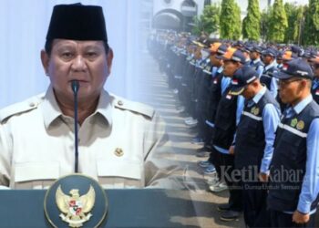 Presiden Republik Indonesia Prabowo Subianto menyampaikan harapan agar komposisi Petugas Penyelenggara Ibadah Haji (PPIH) ke depan didominasi oleh unsur TNI-Polri/(FOTO: Kolase KETIKKABAR.com/Ist)
