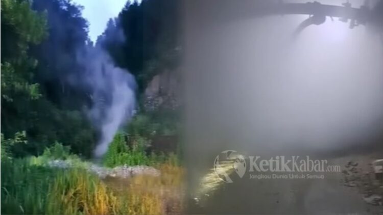 Tambang Emas milik PT Aneka Tambang Tbk Antam Meledak di Kecamatan Nanggung Kabupaten Bogor pada Rabu 1412026FOTO Kolase KETIKKABARcomTangkap Layar Youtube