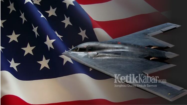 Ilustrasi Serangan Pesawat Pengebom B2 Amerika SerikatFOTO Kolase KETIKKABARcomIst KETIKKABARcom Ilustrasi Serangan Pesawat Pengebom B 2 Amerika SerikatFOTO Kolase KETIKKABARcomIst