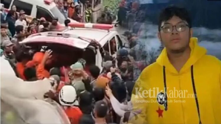 Tim relawan gabungan berhasil mengevakuasi jenazah Syafiq Ali pendaki yang sempat dinyatakan hilang di Gunung Slamet melalui jalur pendakian Gunung Malang Purbalingga pada Kamis 1512026 siangFOTO Kolase KETIKKABARcomTangkap Layar Youtube KETIKKABARcom Tim relawan gabungan berhasil mengevakuasi jenazah Syafiq Ali pendaki yang sempat dinyatakan hilang di Gunung Slamet melalui jalur pendakian Gunung Malang Purbalingga pada Kamis 1512026 siangFOTO Kolase KETIKKABARcomTangkap Layar Youtube