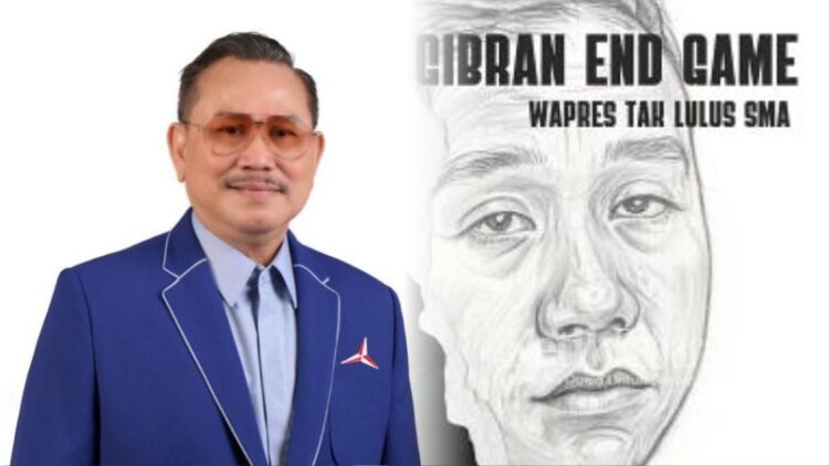 Anggota Komisi III DPR Fraksi Demokrat Frederik Kalalembang dan buku Gibran End GameFOTO Kolase KETIKKABARcomWikipedia KETIKKABARcom Anggota Komisi III DPR Fraksi Demokrat Frederik Kalalembang dan buku Gibran End GameFOTO Kolase KETIKKABARcomWikipedia