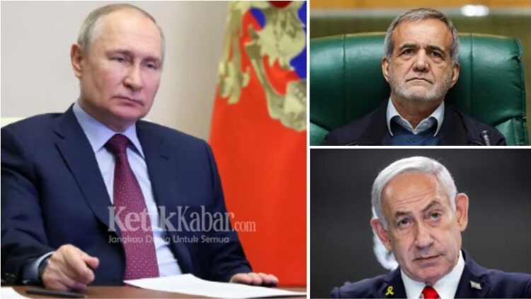 Ilustrasi Presiden Rusia Vladimir Putin melakukan pembicaraan telepon terpisah dengan PM Israel Benjamin Netanyahu dan Presiden Iran Masoud Pezeshkian untuk meredakan ketegangan di Timur TengahFOTO Kolase KETIKKABARcomIst KETIKKABARcom Ilustrasi Presiden Rusia Vladimir Putin melakukan pembicaraan telepon terpisah dengan PM Israel Benjamin Netanyahu dan Presiden Iran Masoud Pezeshkian untuk meredakan ketegangan di Timur TengahFOTO Kolase KETIKKABARcomIst