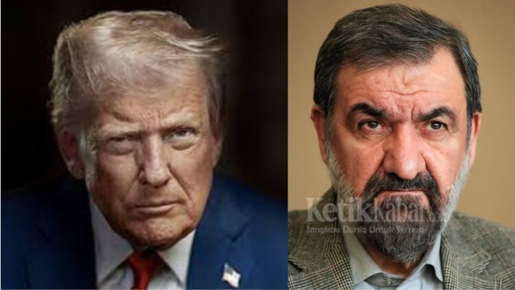 Presiden Amerika Serikat AS Donald Trump kiri Jenderal senior Korps Garda Revolusi Islam IRGC Mohsen Rezaee kananFOTO Kolase KETIKKABARcomWikipedia KETIKKABARcom Presiden Amerika Serikat AS Donald Trump kiri Jenderal senior Korps Garda Revolusi Islam IRGC Mohsen Rezaee kananFOTO Kolase KETIKKABARcomWikipedia