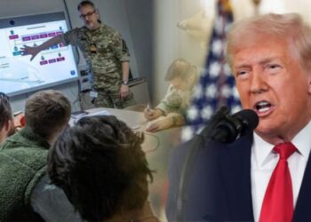 Presiden AS Donald Trump mengancam akan menjatuhkan tarif hingga 25% terhadap sejumlah negara Eropa anggota NATO jika kesepakatan akuisisi Greenland dari Denmark tidak segera terwujud/FOTO: Kolase KETIKKABAR.com/Ist