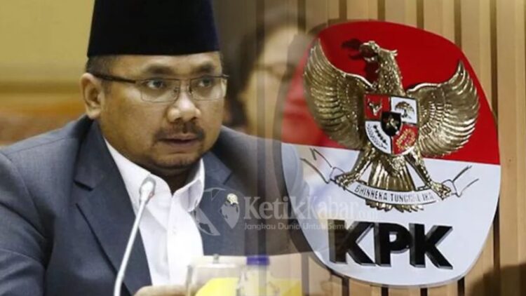 KPK resmi menetapkan mantan Menteri Agama Yaqut Cholil Qoumas sebagai tersangka dalam kasus dugaan korupsi pengalihan kuota hajiFOTO Kolase KETIKKABARcom Ist KETIKKABARcom KPK resmi menetapkan mantan Menteri Agama Yaqut Cholil Qoumas sebagai tersangka dalam kasus dugaan korupsi pengalihan kuota hajiFOTO Kolase KETIKKABARcom Ist