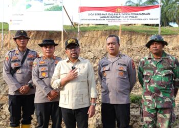 Kepala Staf Kepresidenan (KSP), Muhammad Qodari, melakukan kunjungan kerja ke Aceh Tamiang untuk meninjau penanganan pascabencana banjir pada Kamis (15/1/2026)
