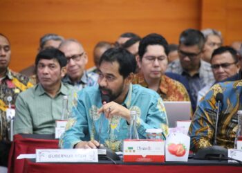 Gubernur Aceh Muzakir Manaf mengikuti Rapat Koordinasi Rakor Satgas Percepatan Rehabilitasi Dan Rekonstruksi Pascabencana Alam Di Wilayah Sumatera di Ruang Sasan Bhakti Praja Gedung C Lantai 3 Kementerian Dalam Negeri Kemendagri Jakarta Pusat Kamis 15 12026 KETIKKABARcom Gubernur Aceh Muzakir Manaf mengikuti Rapat Koordinasi Rakor Satgas Percepatan Rehabilitasi Dan Rekonstruksi Pascabencana Alam Di Wilayah Sumatera di Ruang Sasan Bhakti Praja Gedung C Lantai 3 Kementerian Dalam Negeri Kemendagri Jakarta Pusat Kamis 15 12026