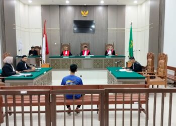 Riski Raja Ubit Jalani Sidang Perdana Kasus Sabu di PN Banda Aceh, Rabu 28/1/2026