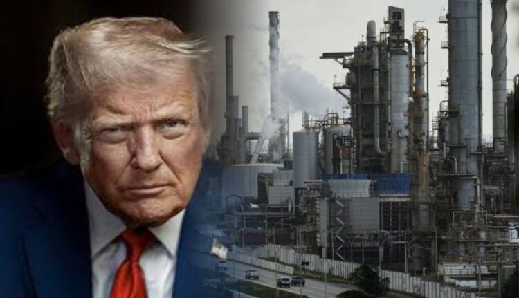 Presiden Amerika Serikat Donald Trump dan kilang minyak El Palito di Puerto Cabello VenezuelaFoto KolaseKETIKKABARcomAP KETIKKABARcom Presiden Amerika Serikat Donald Trump dan kilang minyak El Palito di Puerto Cabello VenezuelaFoto KolaseKETIKKABARcomAP