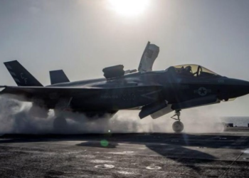 Jet tempur siluman F-35B / FOTO: Mass Communication Specialist 3rd Class Matthew Freeman/U.S. Navy/Handout via REUTERS/File photo Acquire Licensing Rights.
