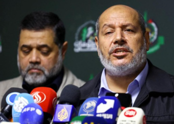 Pemimpin senior Hamas, Osama Hamdan. FOTO: REUTERS/Esa Alexander