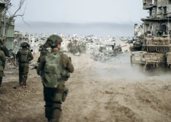 Pasukan Pertahanan Israel atau IDF saat mengadakan operasi militer di Jalur Gaza. FOTO: Israel Defense Forces/Handout via Xinhua/picture alliance